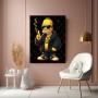 Cartoon Boss mit Goldkette