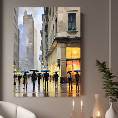 Regentag in der City