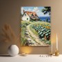 Küstenhaus mit Sonnenblumenweg