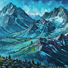 Türkise Bergwelt