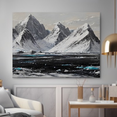 Arktische Berglandschaft