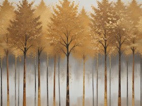 Goldener Herbstwald