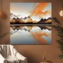 Bergsee im Morgenlicht