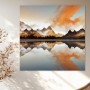 Bergsee im Morgenlicht