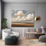 Weite Landschaft mit Wolkenhimmel
