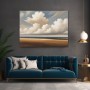Weite Landschaft mit Wolkenhimmel