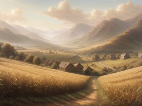 Goldenes Bergtal