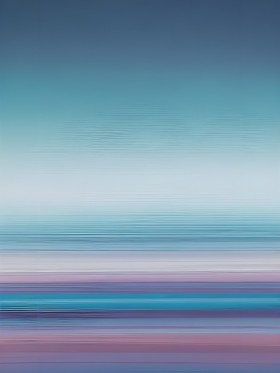Pastellhorizont in Blau und Rosé