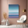 Pastellhorizont in Blau und Rosé