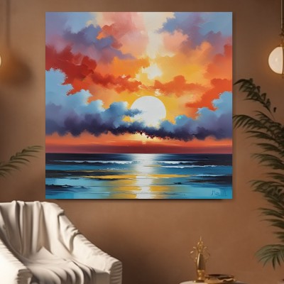 Sonnenuntergang über dem Meer