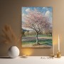 Blühender Baum im Frühlingslicht