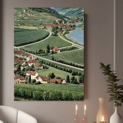 Weinberge im sanften Tal