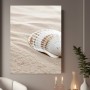 Muschel im sanften Sand