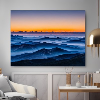 Bergpanorama im Morgenlicht