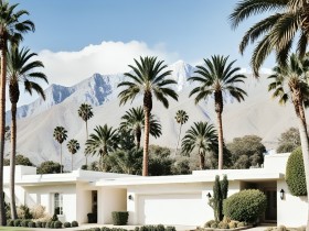 Palm Springs Villa mit Bergpanorama