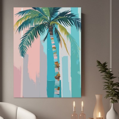Pastell Palme im Tropical Style