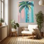Pastell Palme im Tropical Style