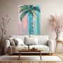 Pastell Palme im Tropical Style