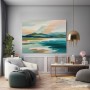 Pastelllandschaft am Wasser