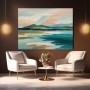 Pastelllandschaft am Wasser