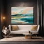 Pastelllandschaft am Wasser