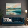 Pastelllandschaft am Wasser