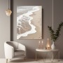 Sanfte Brandung am Sandstrand