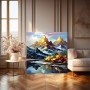 Goldene Bergwelt am See