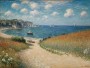 Impressionistische Küste mit Segelbooten