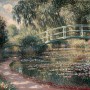 Seerosenteich mit Gartenbrücke