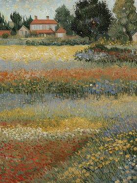 Blühender Garten am Landhaus