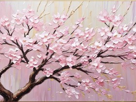 Kirschblüten in zartem Rosa