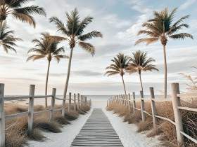 Palmenweg zum Strand