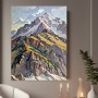 Alpine Gipfel in expressiven Farben