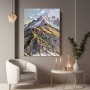 Alpine Gipfel in expressiven Farben