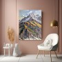 Alpine Gipfel in expressiven Farben