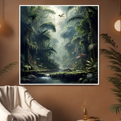 Mystischer Dschungelwasserfall