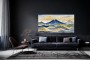 Aquarell Berge in Blau und Gold