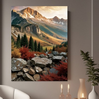 Alpenlandschaft im Herbstlicht