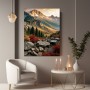 Alpenlandschaft im Herbstlicht