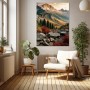 Alpenlandschaft im Herbstlicht
