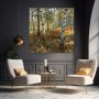 Birkenwald im Herbstlicht
