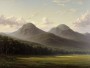Majestätische Berglandschaft im Abendlicht