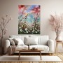 Wildblumen unter Pastellhimmel