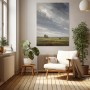 Elefant unter weitem Himmel