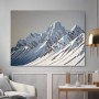 Schneebedeckte Berggipfel