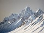 Schneebedeckte Berggipfel