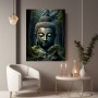 Buddha im mystischen Wald