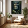 Buddha im mystischen Wald