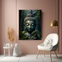 Buddha im mystischen Wald